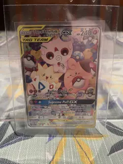 Pokemon Tcg - Togepi & Cleffa & Igglybuff GX- 143a Alt Art - Cosmic Eclipse - NM - Image 1
