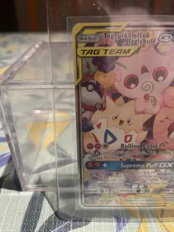 Pokemon Tcg - Togepi & Cleffa & Igglybuff GX- 143a Alt Art - Cosmic Eclipse - NM - Image 3