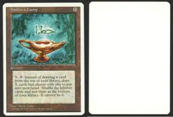 ***Aladdin's Lamp Artist Proof*** MTG 4th Edition Magic Kid Icarus - Image 1