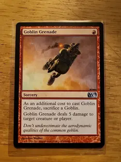 Goblin Grenade - Core Set 2012 M12 - MTG Magic - Uncommon - Red Sorcery - Image 1
