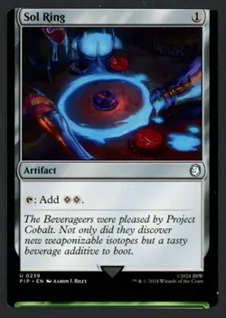 ***Sol Ring Miscut*** MTG Fallout Magic Kid Icarus - Image 1
