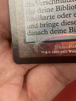 ***FOIL German Polluted Delta Misprint (Purple near Foil Star)*** MTG Onslaught - Image 3