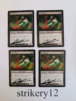 4x Bloodghast - Zendikar - Signed by Artist Daarken - MTG - Image 1