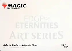 Galactic Wayfarer Art Card, #21, Art Series: Edge of Eternities, S - NM - Image 2