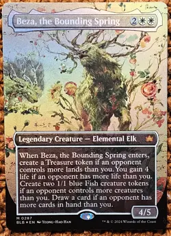 ✨Beza, the Bounding Spring✨ MTG | Bloomburrow | Borderless | Foil | M 0287 - Image 1