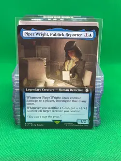 MTG - PIPER WRIGHT, PUBLICK REPORTER - EXTENDED ART - Fallout (R) - Image 1