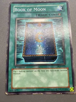 Yu-Gi-Oh! Book Of Moon Rare 1st Edition PGD-035 HP DAMAGED - Image 1