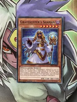 SS01-ENB09 Gravekeeper's Shaman Common 1st Edition Near Mint YuGiOh Card - Image 1