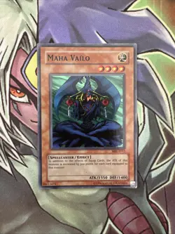 MRL-E012 Maha Vailo Super Rare Unlimited Edition NM Yugioh Card - Image 1