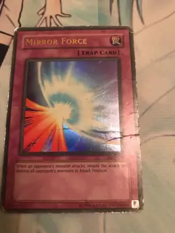 yugioh- Mirror Force Ultra Rare MRD Unlimited Damaged - Image 2
