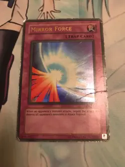 yugioh- Mirror Force Ultra Rare MRD Unlimited Damaged - Image 3