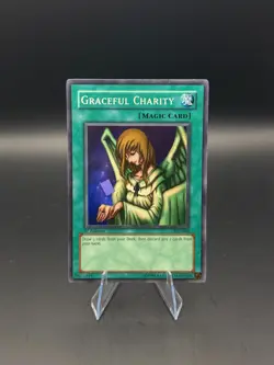 2003 Yu-Gi-Oh! Graceful Charity 1st Edition SDP-040 Super Rare - Image 1