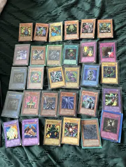 Vintage Yu-Gi-Oh Card Collection Lot 200+ Cards - Image 1