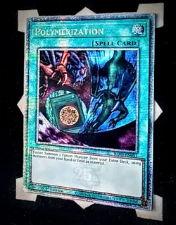 Polymerization RA03-EN051 Quarter Century Rare 1st Edition Yugioh - Image 1