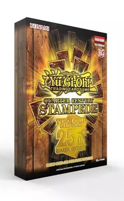 Yu-Gi-Oh! Quarter Century Stampede ALL FOIL- 1st Edition retail box-5 Packs of 5 - Image 1