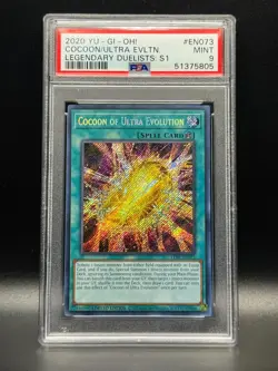 PSA 9 MINT Cocoon Of Ultra Evolution LDS1-EN073 LDS1 Holo Yugioh Card - Image 1