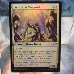 FOIL U 0010 Dawnstrike Vanguard Human Uncommon Edge of Eternities MTG Card - Image 1