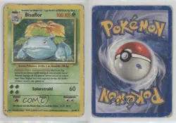 Venusaur Holo German Pokemon Base Set #15 1999 15fy - Image 3