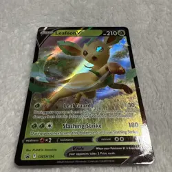 Pokemon Leafeon v TCG PSA 9 Sword & Shield SWSH194 Holo Promo Card - Image 2