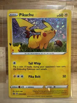Pikachu 25th Anniversary Card SWSH039 HOLO Promo Pokemon General Mills X 4 - Image 5
