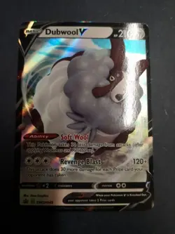 Dubwool V - SWSH049 - Pokemon Sword & Shield Promo Ultra Rare Holo Card - Image 1