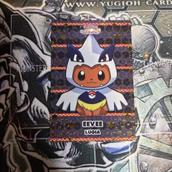 Eevee Lapras Poncho Let’s Go Eevee Card Database Gold Cracked Holo Pokemon - Image 1