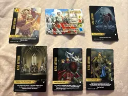 King Arthur Foil Card Stack - OverPower World Legends - Lazarus Rising Games - Image 1