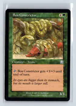BOA CONSTRICTOR - MTG Magic the Gathering Card - Mercadian Masques - Uncommon - Image 1
