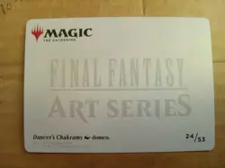 Dancer's Chakrams Art Card (Gold-Stamped) 24 Art Series: FINAL FANTASY MINT PACK - Image 3