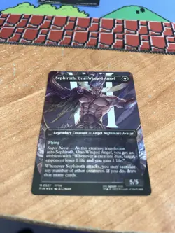 Sephiroth, Fabled SOLDIER (Borderless) (Surge Foil) Final Fantasy Foil card #527 - Image 2