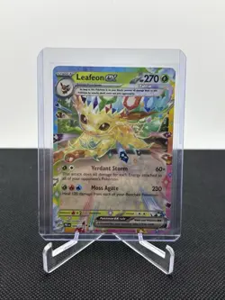 Pokemon TCG Leafeon EX Prismatic Evolutions Holo Double Rare Card 006/131 SV NM - Image 3