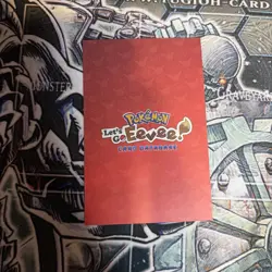 Eevee Gengar Poncho Let’s Go Eevee Card Database Gold Cracked Holo Pokemon - Image 3