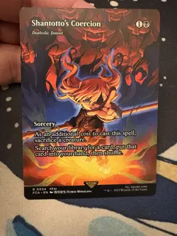 Shantotto’s Coercion - 34 - Magic: Final Fantasy MTG - Showcase - Regular - FFXI - Image 1