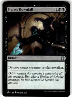 Hero's Downfall Dominaria United Regular MTG - Image 1