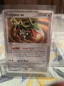 Pokemon Tcg - Rayquaza Ex - 102/107 - Ex Deoxys - Holo - Played - Image 1