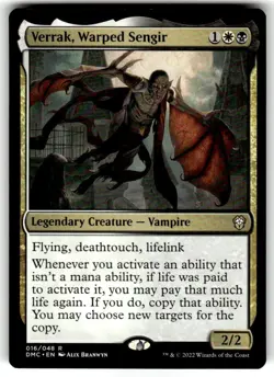 Verrak, Warped Sengir Commander: Dominaria United Regular MTG - Image 1