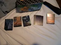 Foil Mtg Borderless Eoe Basic Land Lot - Image 1