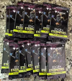 Lot of 12 Edge of Eternities Magic the Gathering Play Booster mtg Sealed - Image 1