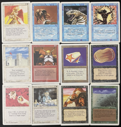 Vintage MTG Lot: Revised 1994 12 Cards - Played - Magic The Gathering - Image 1