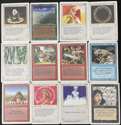 Vintage MTG Lot: Revised 1994 12 Cards - Played - Magic The Gathering - Image 1