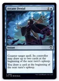 Arcane Denial NM Commander: Outlaws of Thunder Junction 89 MTG Regular - Image 1