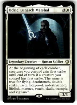 Odric, Lunarch Marshal Commander: Dominaria United Regular MTG - Image 1