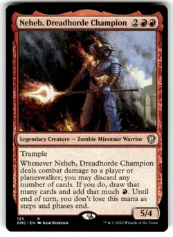 Neheb, Dreadhorde Champion Commander: Dominaria United Regular MTG - Image 1