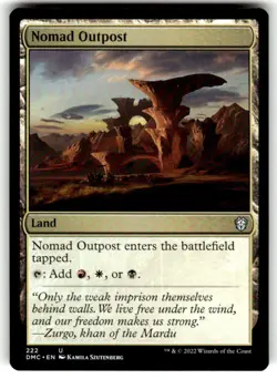 Nomad Outpost Commander: Dominaria United Regular MTG - Image 1