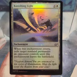 FOIL C 0006 Banishing Light Enchantment Common Edge of Eternities MTG Card - Image 1