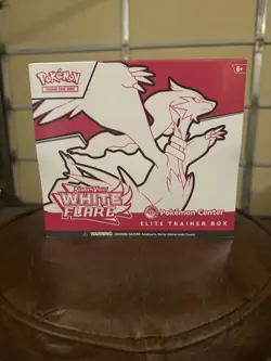 White Flare Pokemon Center Exclusive ETB Elite Trainer Box Pokemon TCG Sealed - Image 1