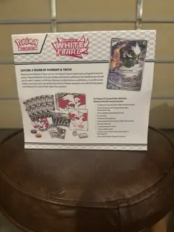White Flare Pokemon Center Exclusive ETB Elite Trainer Box Pokemon TCG Sealed - Image 2