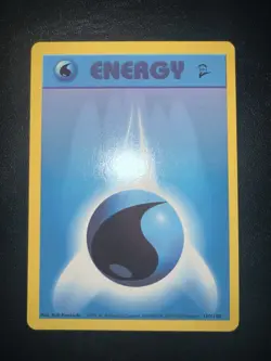 Water Energy 102/102 Shadowless Pokemon Card Base Set Common 1999 TCG WOTC - Image 1