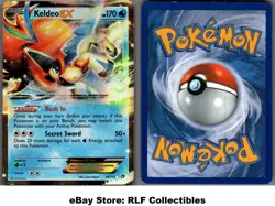 2013 Pokemon, Legendary Treasures, #45/113 Keldeo EX, Holo Ultra Rare - Image 1