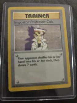 Pokemon Tcg Imposter Professor Oak [Shadowless] #73 Pokemon Base Set - Image 1